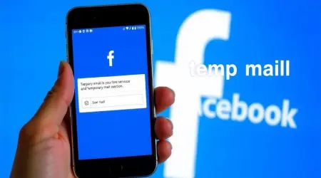 How to use  temp mail for Facebook